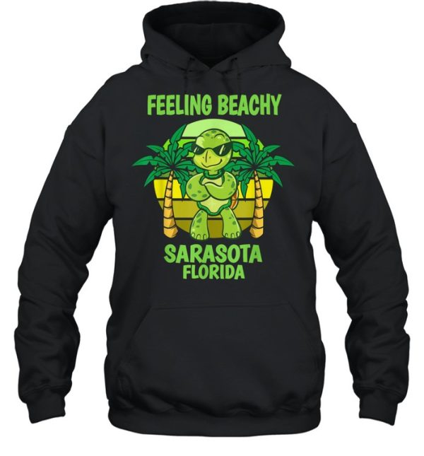 Sarasota Florida Cool Turtle Saying Vacation shirt