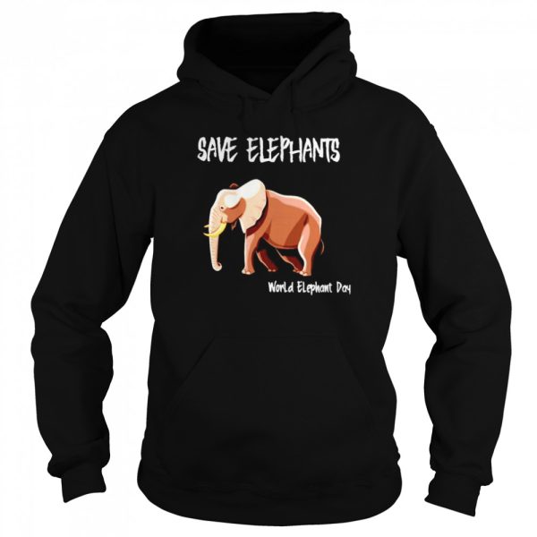 Save elephants world elephant day shirt