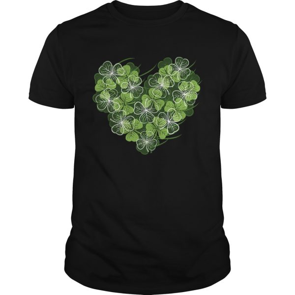 Shamrock Heart St Patricks Day Love Valentines Day shirt