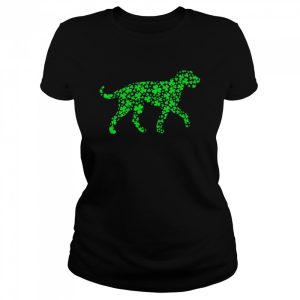 Shamrock Leaf Irish Wolfhound Dog St Patrick's Day Shirt 2