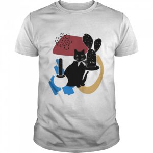 Shop Meow Wolf Cat Cactus Cat Us T Shirt 1