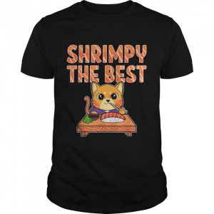 Shrimpy The Best Sushi Cat Anime Figure T Shirt 1