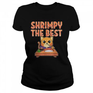 Shrimpy The Best Sushi Cat Anime Figure T Shirt 2