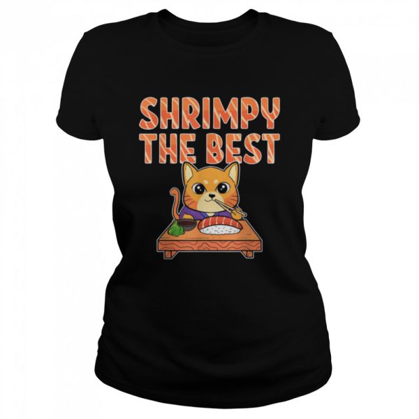 Shrimpy The Best Sushi Cat Anime Figure T-Shirt