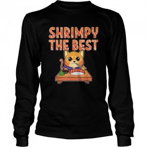 Shrimpy The Best Sushi Cat Anime Figure T Shirt 3