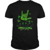 Sign language Faith Hope Love St Patricks Day shirt