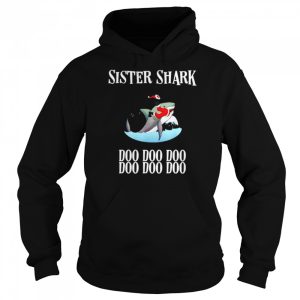 Sister Shark doo doo doo doo doo doo Christmas shirt 5