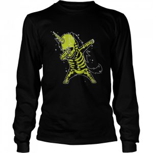 Skeletone Unicorn Dab Halloween Lover Cute Unicorn T Shirt 3