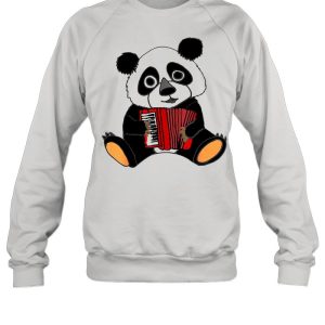 Smilemoreteesa Funny Panda Bear Playing Accordion shirt 4