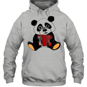 Smilemoreteesa Funny Panda Bear Playing Accordion shirt 5