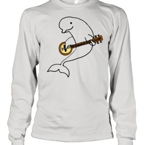 Smileteesanima Beluga Whale Playing Banjo Ca T shirt 3