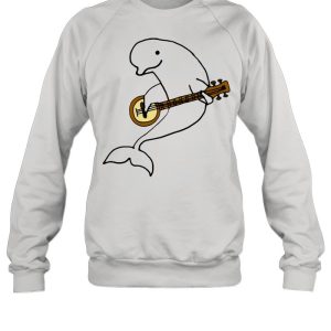 Smileteesanima Beluga Whale Playing Banjo Ca T shirt 4