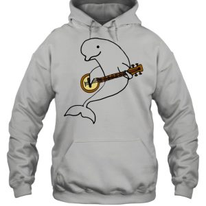 Smileteesanima Beluga Whale Playing Banjo Ca T shirt 5