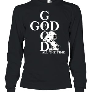 Snoopy God Is Good All The Time T shirt 3