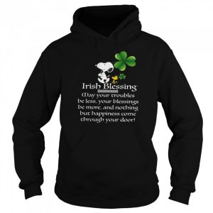 Snoopy Irish Blessing may your trouble less shirt 5