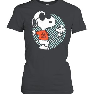 Snoopy Joe Cool And Woodstock Checkered Cartoon shirt 2