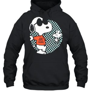 Snoopy Joe Cool And Woodstock Checkered Cartoon shirt 5