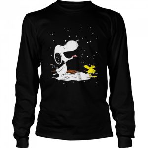 Snoopy Vs Woodstock Playing With Snow Shirt 3