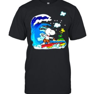 Snoopy Woodstock Surfing In Vacation 2021 shirt