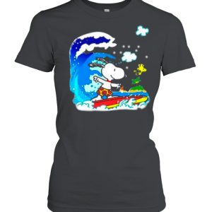 Snoopy Woodstock Surfing In Vacation 2021 shirt