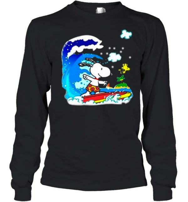 Snoopy Woodstock Surfing In Vacation 2021 shirt