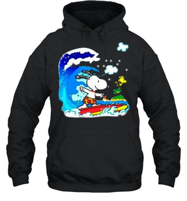 Snoopy Woodstock Surfing In Vacation 2021 shirt