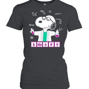 Snoopy chemistry lab shirt