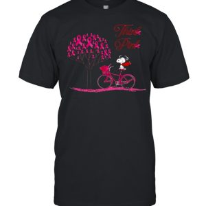 Snoopy think pink shirt 1