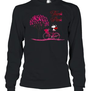 Snoopy think pink shirt 3