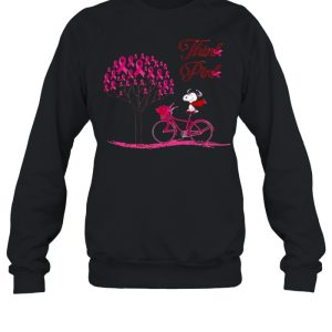 Snoopy think pink shirt 4