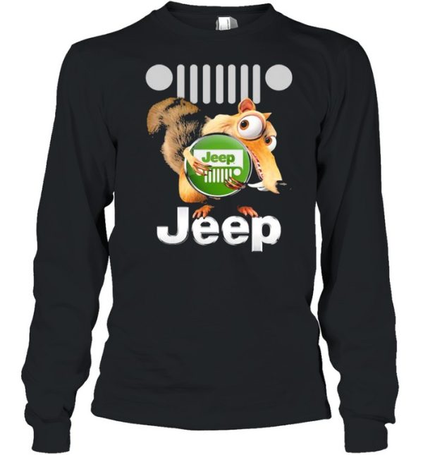 Squirrel Nuts With Logo Jeep Shirt