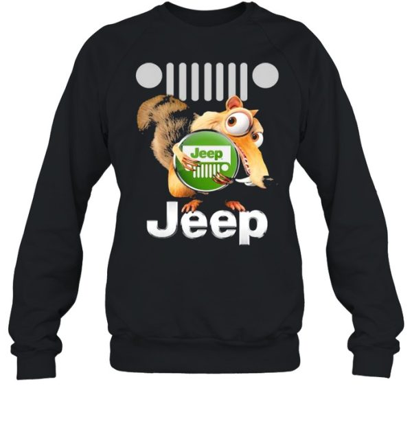 Squirrel Nuts With Logo Jeep Shirt