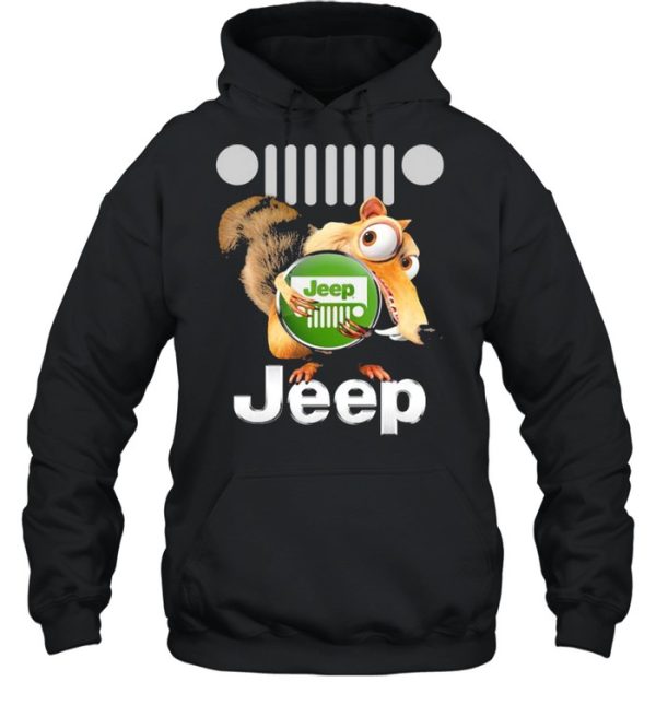 Squirrel Nuts With Logo Jeep Shirt