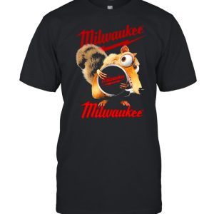 Squirrel W Nuts With Logo Milwaukee Shirt