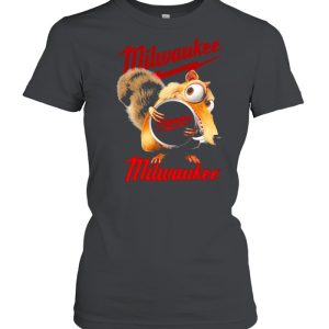 Squirrel W Nuts With Logo Milwaukee Shirt