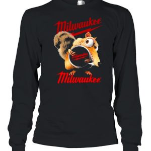 Squirrel W Nuts With Logo Milwaukee Shirt 3