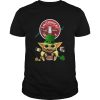 St Patricks Day Baby Yoda Hugging Smithwicks Irish Red Beer shirt