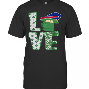 St.Patrick’S Day Football Love Team Buffalo Bill T-Shirt