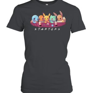 Starters pokemon cartoon shirt 2