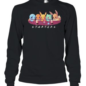 Starters pokemon cartoon shirt 3