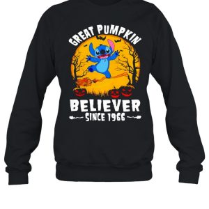 Stitch great pumpkin believer since 1966 Halloween shirt 4