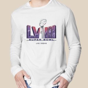 Super Bowl Lviii Las Vegas 2023 2024 Logo T shirt 3