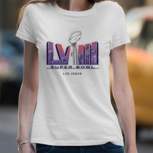 Super Bowl Lviii Las Vegas 2023 2024 Logo T shirt 4