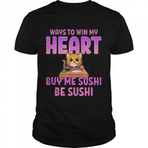 Sushi Cat Anime Figure Foodie T Shirt 1