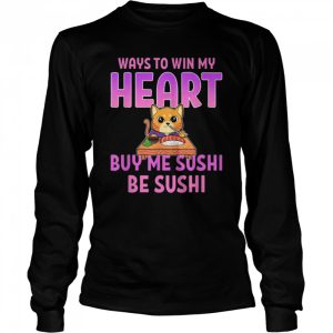 Sushi Cat Anime Figure Foodie T Shirt 3