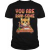 Sushi Cat Anime Figure T-Shirt