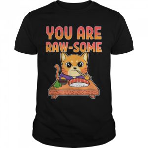 Sushi Cat Anime Figure T Shirt 1