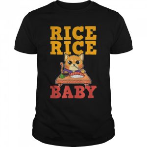 Sushi Cat Rice Baby T Shirt 1