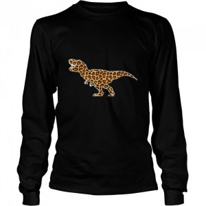 T REX Lover Pet Animal Print Leopard Girls Women Dinosaurs T Shirt 3