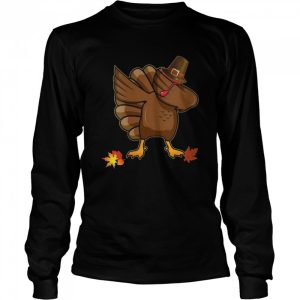 Thanksgiving Dabbing Turkey Boys Holidays Shirt 3